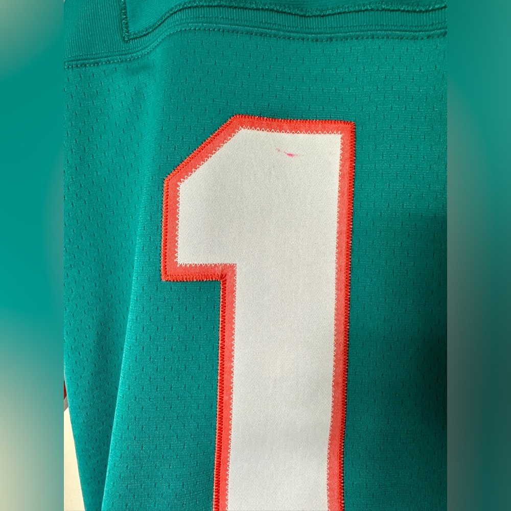 DAN MARINO 1984 MIAMI DOLPHINS MITCHELL & NESS JERSEY REPLICA COLLECTION Mens XL - Picture 9 of 11